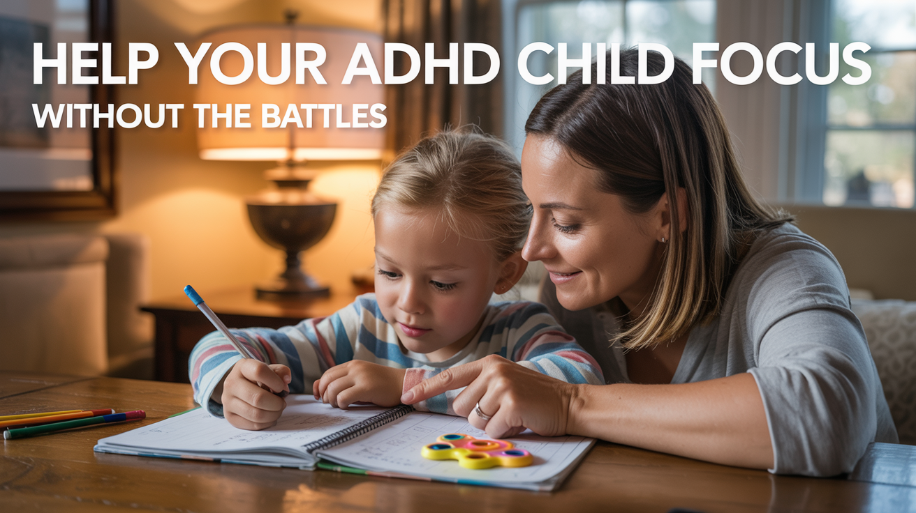 Helping a Child With ADHD Focus Doesn’t Have to Be a Battle