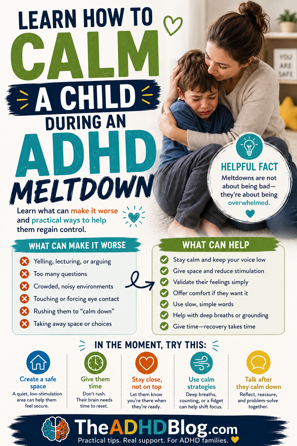 How to Calm a Child During an ADHD Meltdown